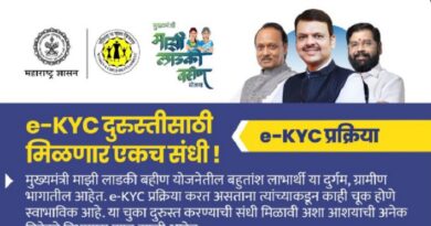 मुख्यमंत्री माझी लाडकी बहीण ई-केवायसी दुरुस्तीसाठी ३१ डिसेंबर २०२५ पर्यंत मुदत वाढ 