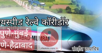 पुणे-मुंबई, पुणे-हैद्राबाद हायस्पीड रेल्वे कॉरीडॉरमुळे होणार जलद प्रवास