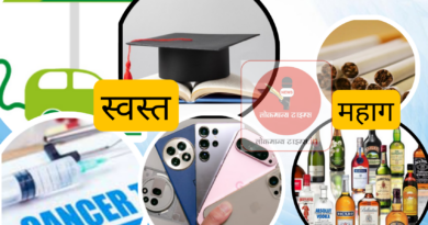 सी एन जी, परदेशात शिक्षण, गंभीर आजरांची औषधे स्वस्त तर दारू, सिगारेट होणार महाग